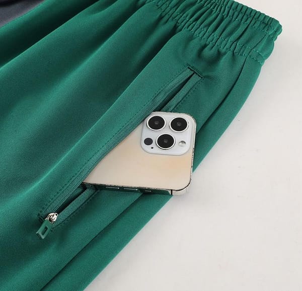23/24 Adidas Original Green/Grey Full Zipper +Pants - Image 4