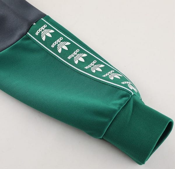 23/24 Adidas Original Green/Grey Full Zipper +Pants - Image 10