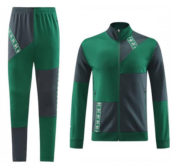 23/24 Adidas Original Green/Grey Full Zipper +Pants - Image 24