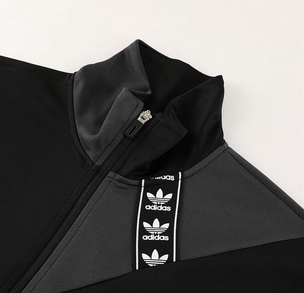 23/24 Adidas Original Black/Grey Full Zipper +Pants - Image 11