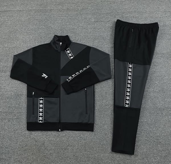 23/24 Adidas Original Black/Grey Full Zipper +Pants - Image 12