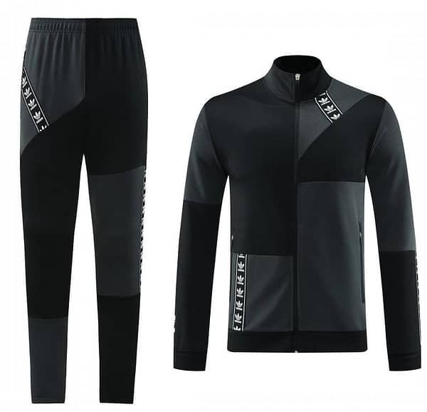 23/24 Adidas Original Black/Grey Full Zipper +Pants - Image 23