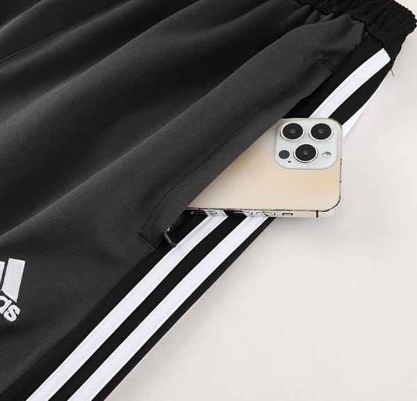 23/24 Adidas Black/White Full Zipper +Pants - Image 4