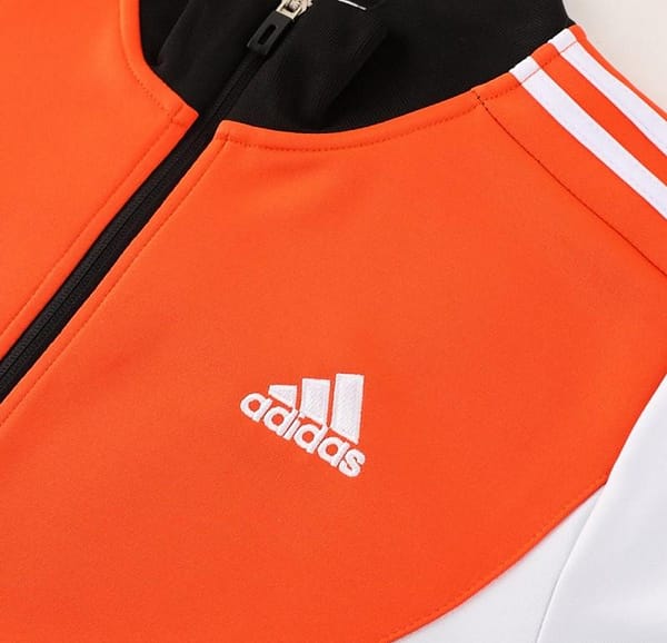 23/24 Adidas Orange/White/Black Full Zipper +Pants - Image 9