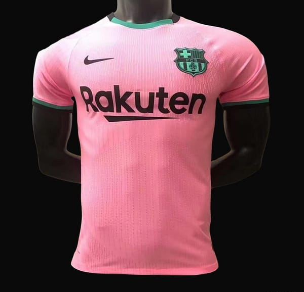 Retro 21/22 Barcelona Third Pink Jersey