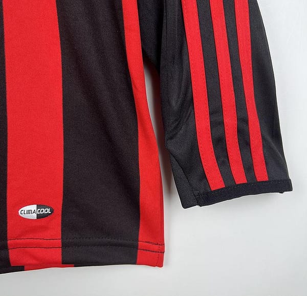 Retro 08/09 AC Milan Home Long Sleeve Jersey - Image 4
