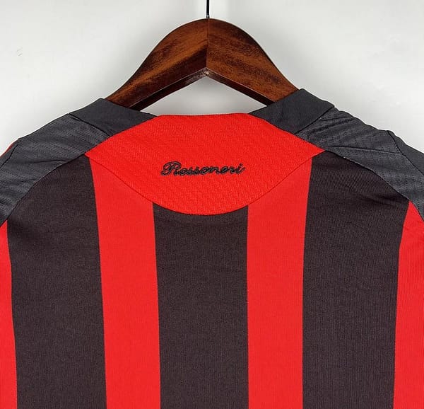 Retro 08/09 AC Milan Home Long Sleeve Jersey - Image 7