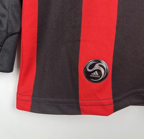 Retro 08/09 AC Milan Home Long Sleeve Jersey - Image 8