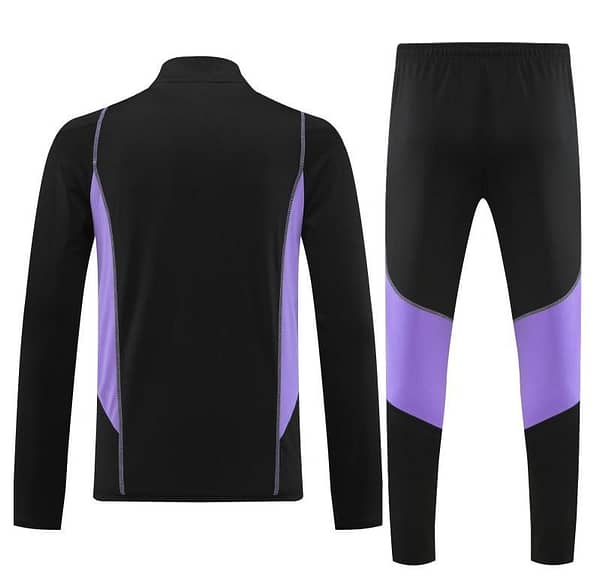 23/24 Cruzeiro Black Purple Half Zipper Jacket+ Pants - Image 4