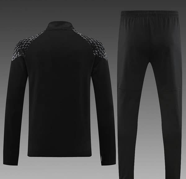 23/24 Borussia Dortmund Black Half Zipper Jacket+ Pants - Image 8