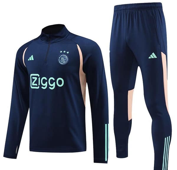 23/24 Ajax Navy Half Zipper Jacket+ Pants