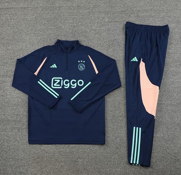 23/24 Ajax Navy Half Zipper Jacket+ Pants - Image 8