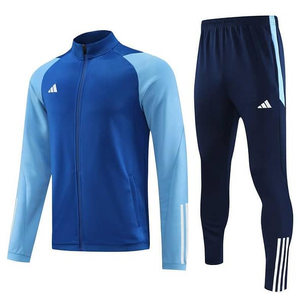 23/24 Adidas Blue Full Zipper Jacket+Pants