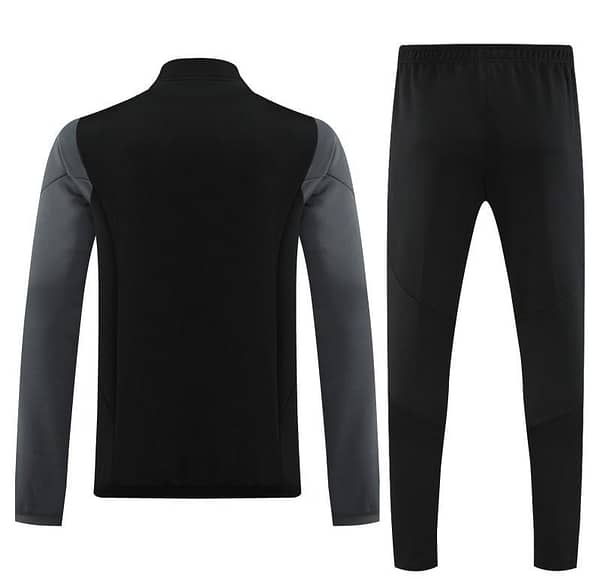 23/24 Adidas Black Grey Full Zipper Jacket+Pants - Image 8