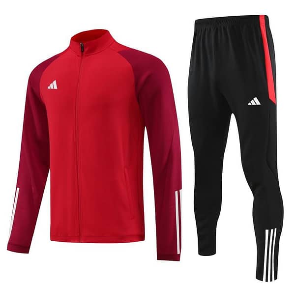 23/24 Adidas Wine Full Zipper Jacket+Pants