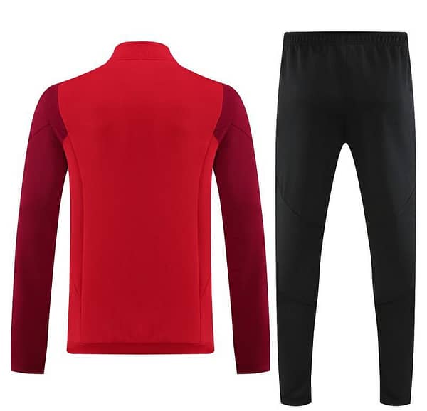 23/24 Adidas Wine Full Zipper Jacket+Pants - Image 8