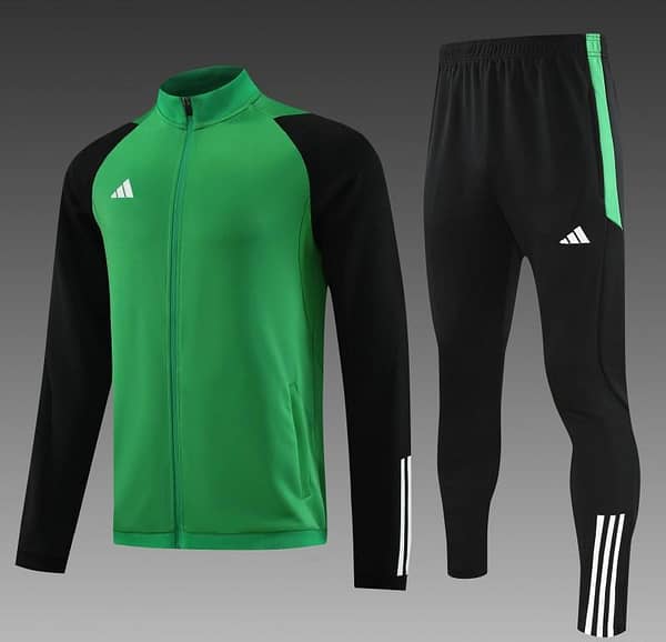 23/24 Puma Green Black Full Zipper Jacket+Pants - Image 8