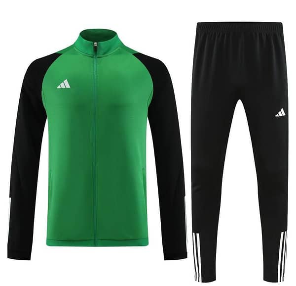 23/24 Puma Green Black Full Zipper Jacket+Pants - Image 10
