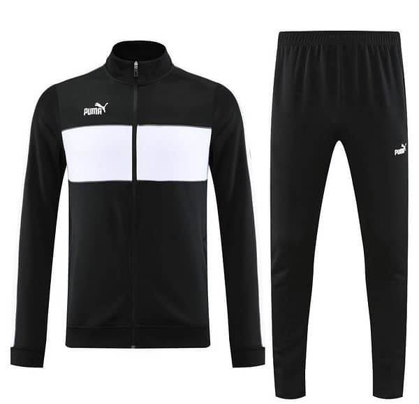 23/24 Puma Black White Full Zipper Jacket+Pants - Image 12
