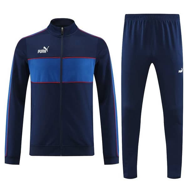 23/24 Puma Navy Full Zipper Jacket+Pants - Image 12