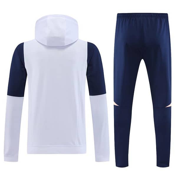 23/24 Ajax White Hoodie Full Zipper Jacket+Pants - Image 9