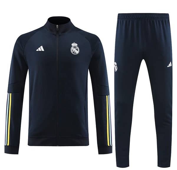 23/24 Real Madrid Navy Full Zipper Jacket+Pants - Image 12