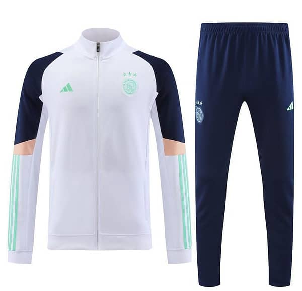 23/24 Ajax White Full Zipper Jacket+Pants - Image 13