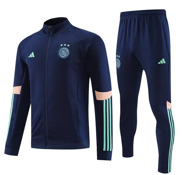 23/24 Ajax Navy Full Zipper Jacket+Pants