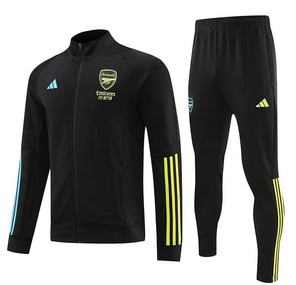 23/24 Arsenal Yellow Purple Full Zipper Jacket+Pants