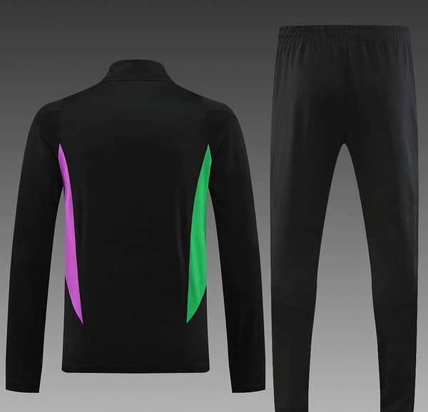 23/24 Bayern Munich Black Purple Full Zipper Jacket+Pants - Image 8