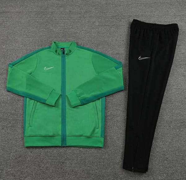 23/24 Nike Green Full Zipper Jacket+ Pants - Image 4
