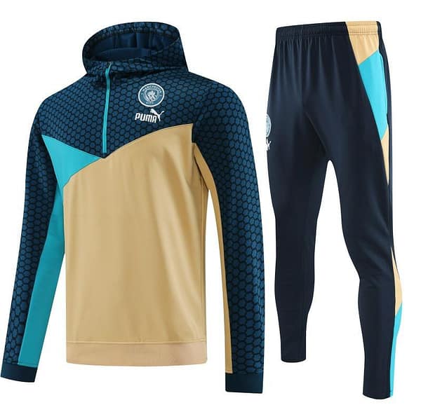 23/24 Puma Mixed Color Half Zipper Jacket+Pants