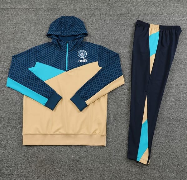 23/24 Puma Mixed Color Half Zipper Jacket+Pants - Image 6