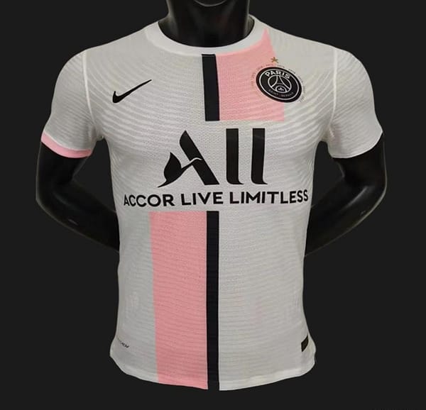 Player Version 21/22 PSG Away White Jersey