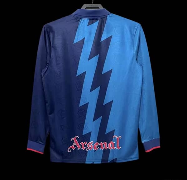 Retro 95/96 Arsenal Away Long Sleeve Jersey - Image 2