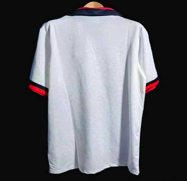 Retro 88/89 AC Miilan Away White Jersey - Image 2