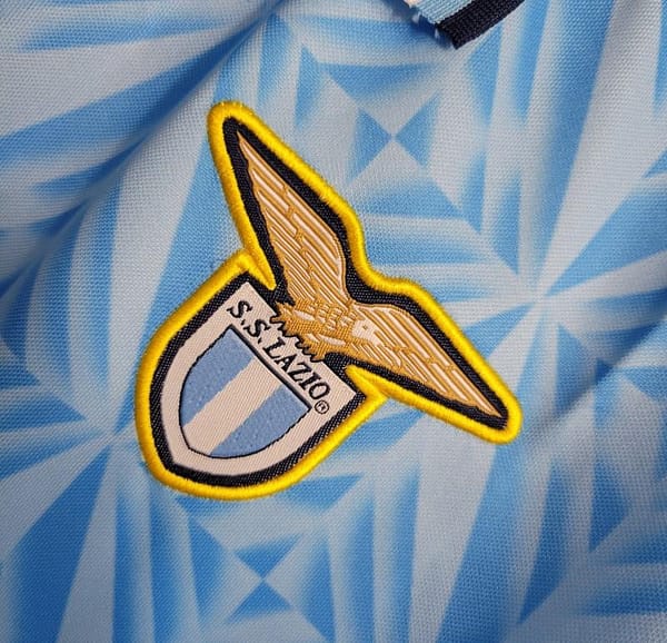 Retro 1991 Lazio Home Jersey - Image 4