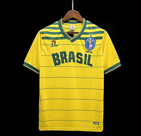 Retro Brazil 1984 Home Jersey