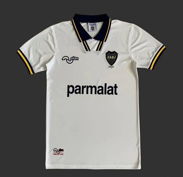 Retro 94/95 Boca Juniors Away White Jersey