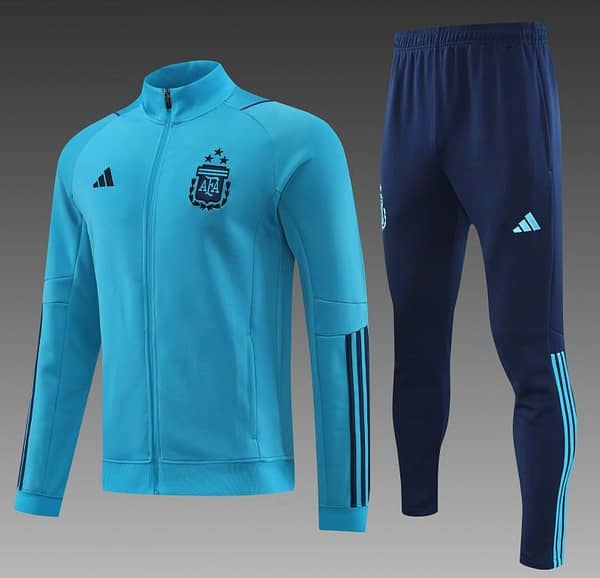 2023 Argentina Blue Full Zipper Jacket +Pants - Image 13