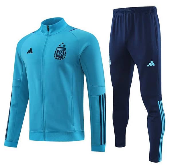 2023 Argentina Blue Full Zipper Jacket +Pants - Image 14