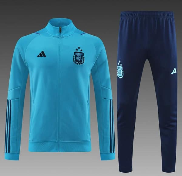 2023 Argentina Blue Full Zipper Jacket +Pants - Image 15