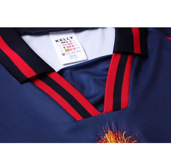 Retro 98/99 West Ham United x Iron Maiden Long Sleeve Navy Jersey - Image 8