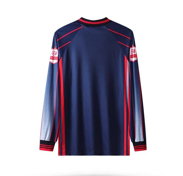 Retro 98/99 West Ham United x Iron Maiden Long Sleeve Navy Jersey - Image 9