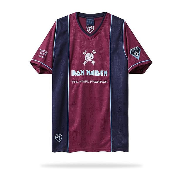 Retro 2011 West Ham United x Iron Maiden Away Jersey