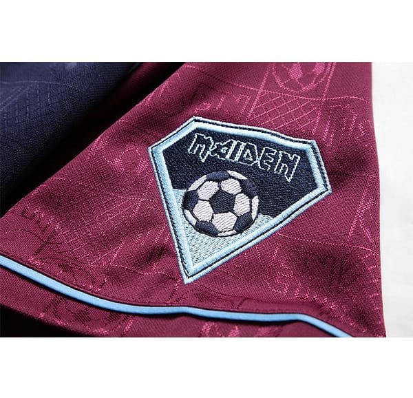 Retro 2011 West Ham United x Iron Maiden Away Jersey - Image 6
