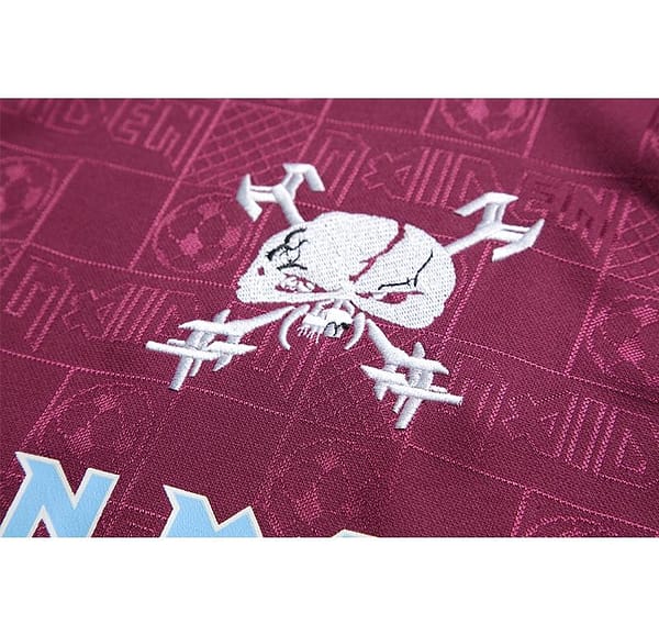 Retro 2011 West Ham United x Iron Maiden Away Jersey - Image 8
