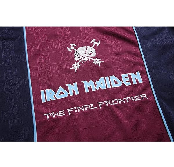 Retro 2011 West Ham United x Iron Maiden Away Jersey - Image 9
