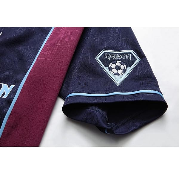 Retro 2011 West Ham United x Iron Maiden Home Jersey - Image 6