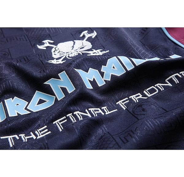 Retro 2011 West Ham United x Iron Maiden Home Jersey - Image 9